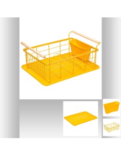 181805c- egouttoir 1niv pp+met mout mc L. 43 x P. 32 x H. 18,6 cm