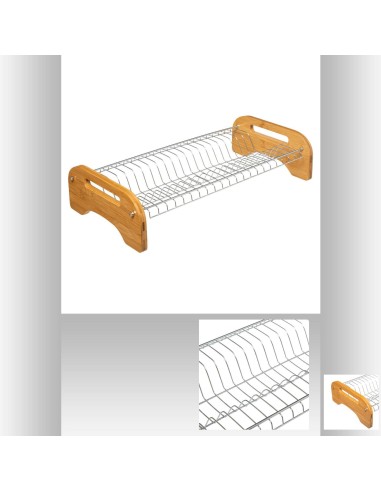 egouttoir 1niv bam+met L. 52 x P. 26,5 x H. 12 cm