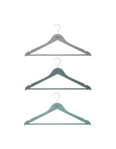 151511a-cintre bois rubber x3 couleur