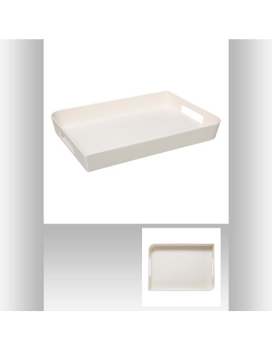 179729a - plateau mela 35x25 blc L. 25 x P. 4,5 x H. 35 cm