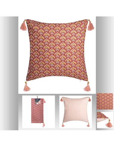 164008c-housse cous hindou or 40x40