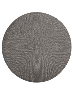108120c - set table tresse gris d38 D. 38 x H. 0,1 cm