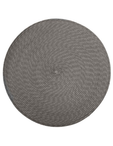 108120c - set table tresse gris d38 D. 38 x H. 0,1 cm