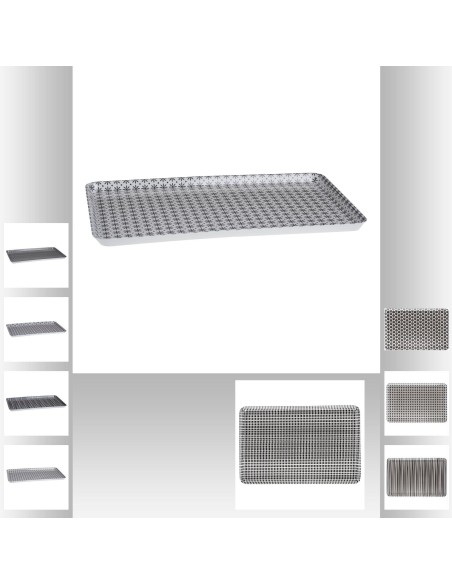 162071 - plateau mela 45x30 bohemia ass L. 45,5 x P. 29,5 x H. 2 cm