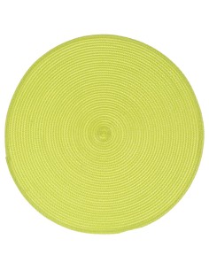 108120g - set table tresse vert d38 D. 38 x H. 0,1 cm
