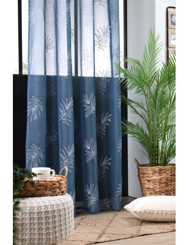 addisson voile 140x260-bleu