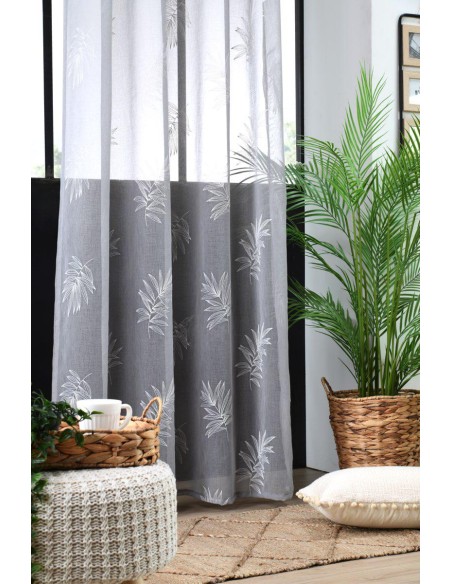 addisson voile 140x260-gris