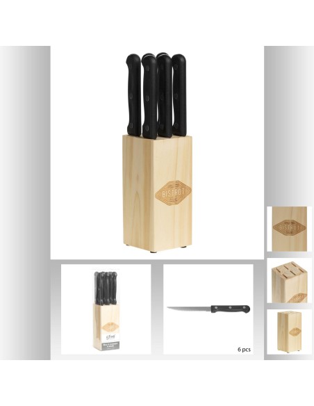 151304-bloc couteau steak x6