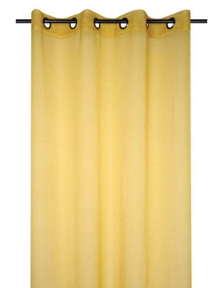 r61697011vl - voilage monna jaune 135x260 - jaune