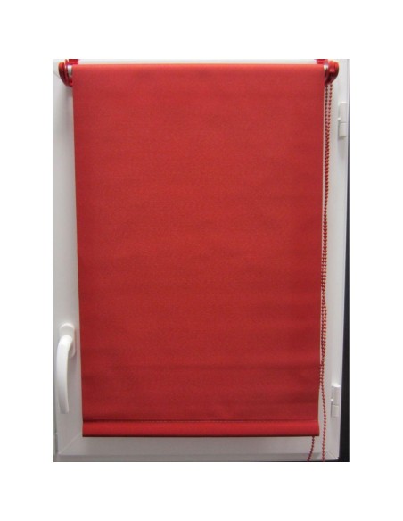 store enrouleur tamisant 90x180cm - rouge