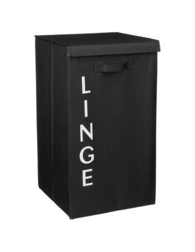 panier linge gm noir ecriture