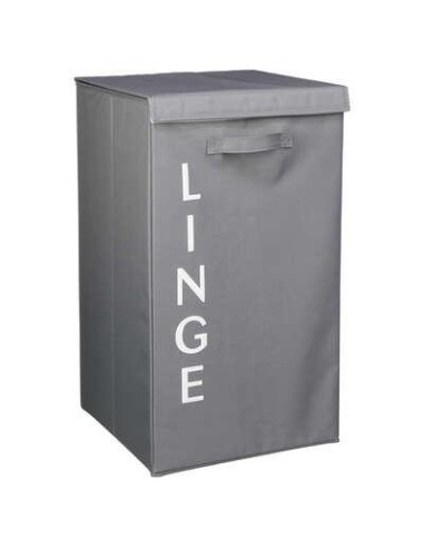 105666-panier linge gm gris ecriture