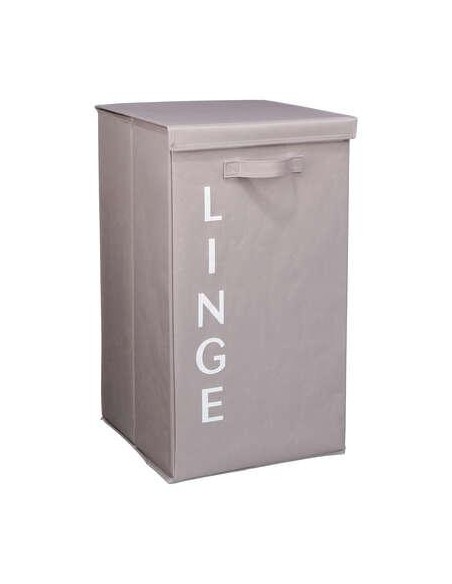 105667-panier linge gm taupe ecriture