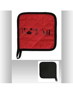 135294a - manique cuisine textil+neopren L. 17,5 x P. 0,5 x H. 20 cm