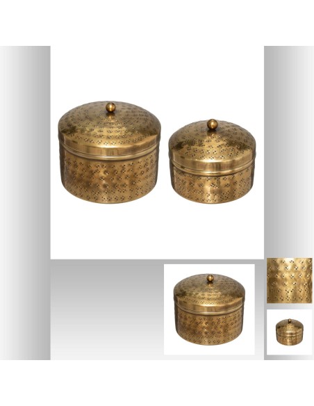 182242 - boite met oasis dore l