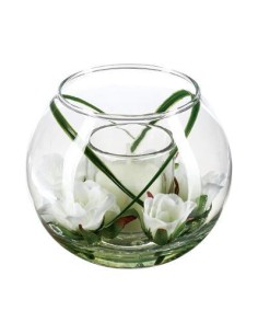 110143 - compo vase vr elile ass h10 D. 12 x P. 10,5 cm