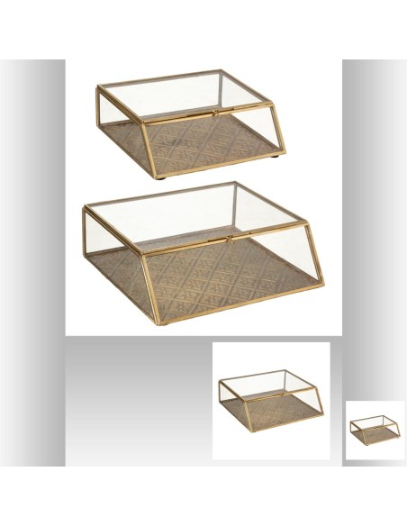 boite metal verre oasis 2/2