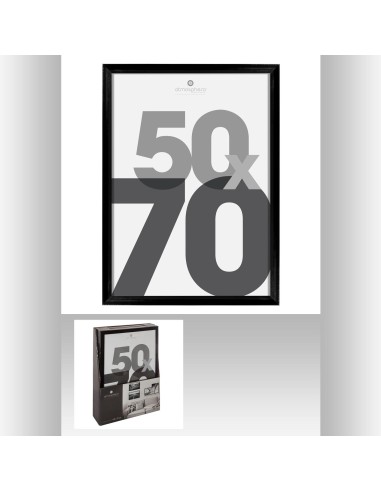 cadre photo ps noir 50x70 lise