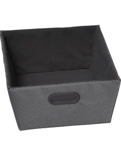 10201107 - paniere dressing polyester l32,5xp40xh15 cm - argent