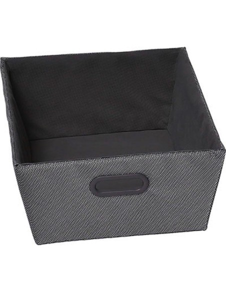 10201107 - paniere dressing polyester l32,5xp40xh15 cm - argent