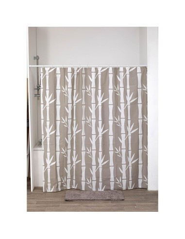 1103604 - rideau de douche peva 180x180 cm/12 anneaux blanc - bahia