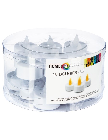 110303-bougie led cp blc d3,8 x18 D. 4 x H. 3,7 cm