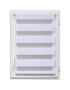 35026018001-store enrouleur lumiere/nuit 60x180cm - blanc