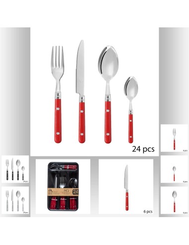 115653 - menagere 24p bistrot + rc