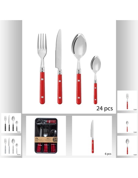 115653 - menagere 24p bistrot + rc