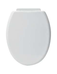 4407100 - abattant wc pp 18 pouces attaches plastiques - blanc