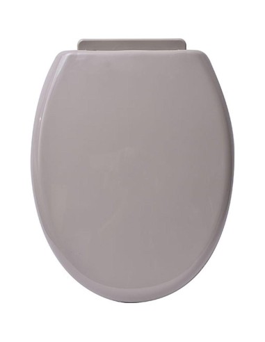 4407165 - abattant wc pp 18 pouces attaches plastiques - taupe