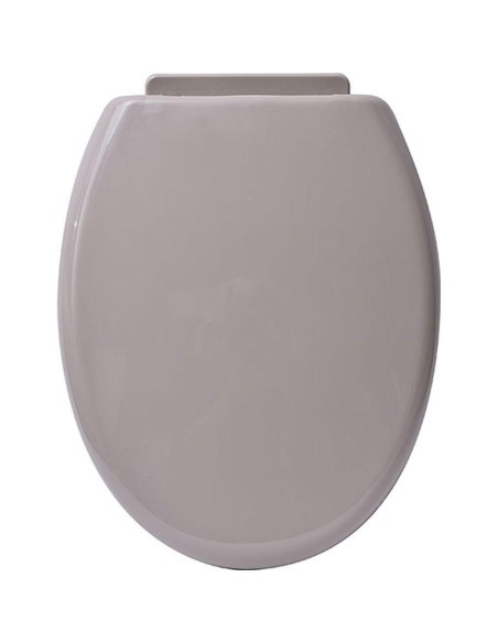 4407165 - abattant wc pp 18 pouces attaches plastiques - taupe