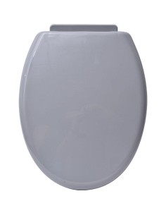 4407180 - abattant wc pp 18 pouces attaches plastiques - gris