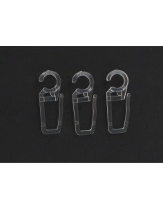 5907b2802 - agrafe plastique x 10 d28 - transparent