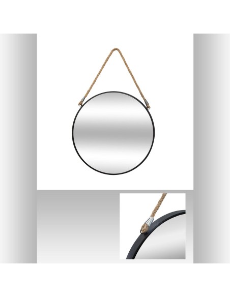 121409a - miroir met corde eden nr d38