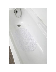 7215101 - fond de baignoire pvc 69x36 cm bulles - transparent