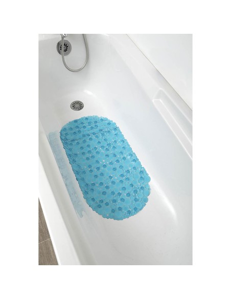 7215147 - fond de baignoire pvc 69x36 cm bulles - vert d eau