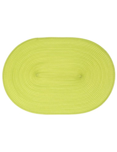 108121g-set table tresse vert 29x44 L. 45 x P. 30 x H. 0,2 cm