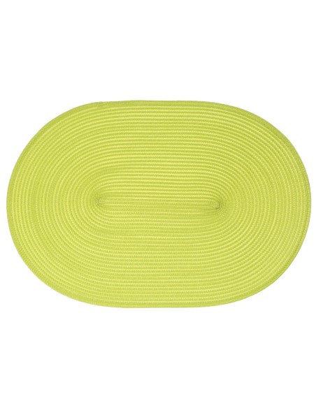 108121g-set table tresse vert 29x44 L. 45 x P. 30 x H. 0,2 cm