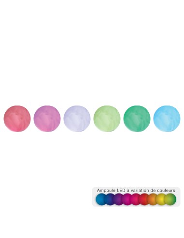 116154 - boule led plast blc rgb d18,5