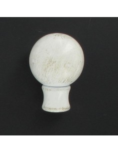 7155b101-embout boule d20 x2 - blanc/or