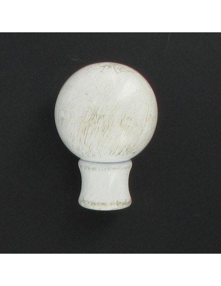 7155b101-embout boule d20 x2 - blanc/or