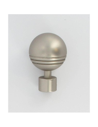 7160b93 - embout boule striee d20 x2 - argent mat