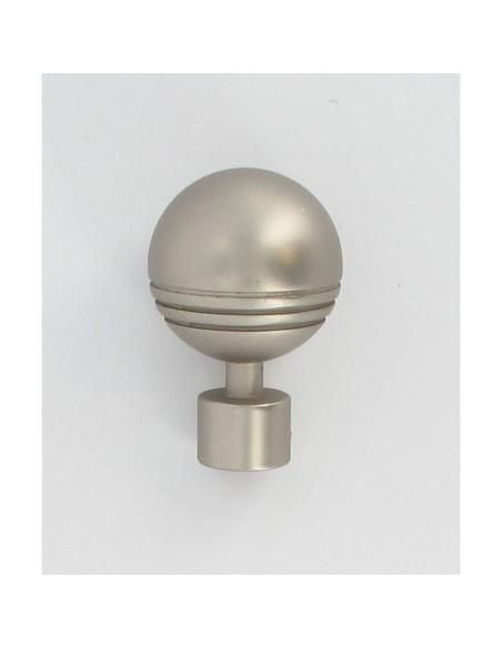 7160b93 - embout boule striee d20 x2 - argent mat