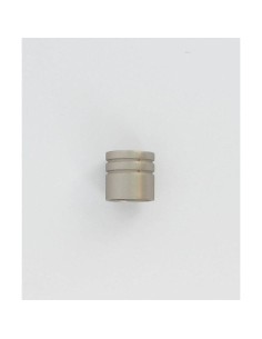 7164b93 - embout bouchon strie d20 x2 - argent mat