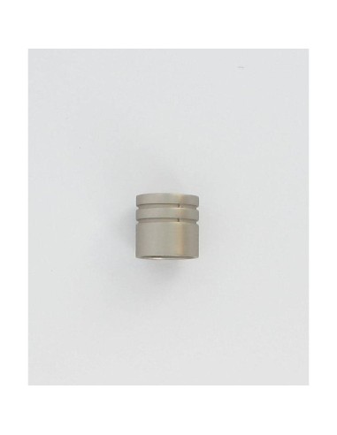7164b93 - embout bouchon strie d20 x2 - argent mat