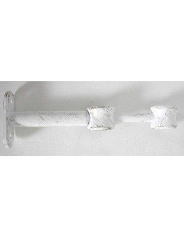 7202b101 - support double d20 150 mm x2 - blanc/or