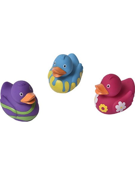 951825 - set de 3 canards de bain colores - enfantine