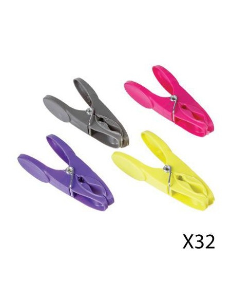 117198 - pince linge x32 ronde