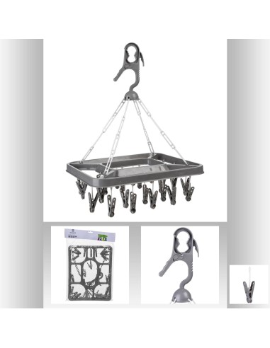 117273 - sechoir + pince x26 rectangle